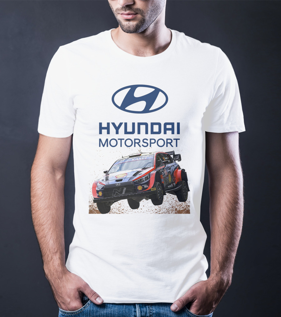 Hyundai Motorsport Neuville Rally Car Team T-Shirt