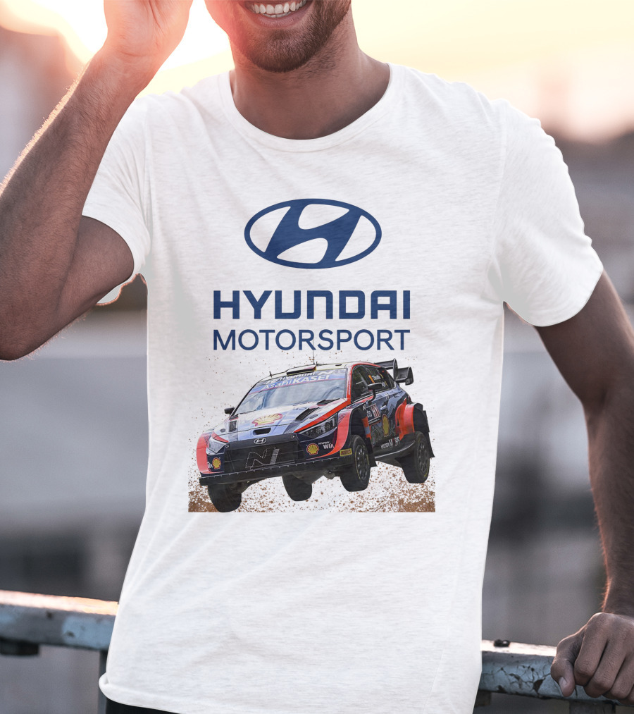 Hyundai Motorsport Neuville Rally Car Team T-Shirt