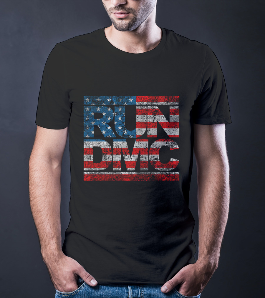 RUN DMC American Flag Style 63 T-Shirt