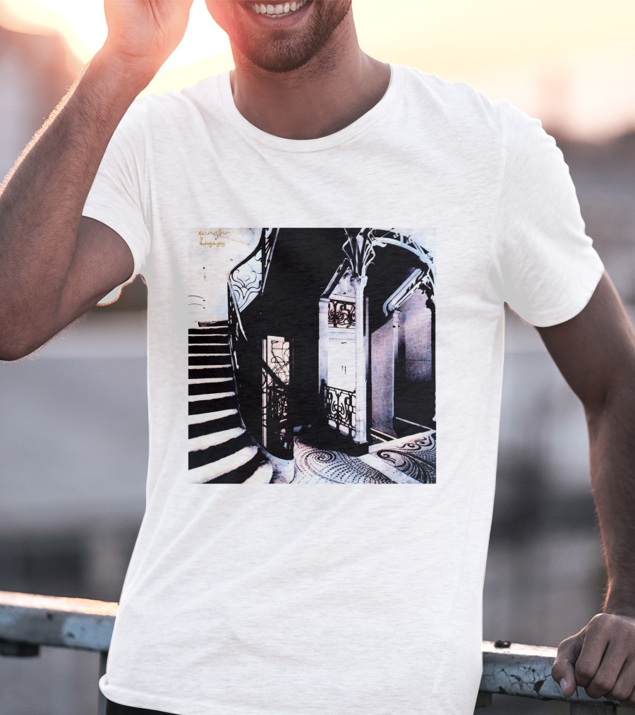 Cocteau Twins Heaven Or Las Vegas Art Nouveau Staircase T-Shirt