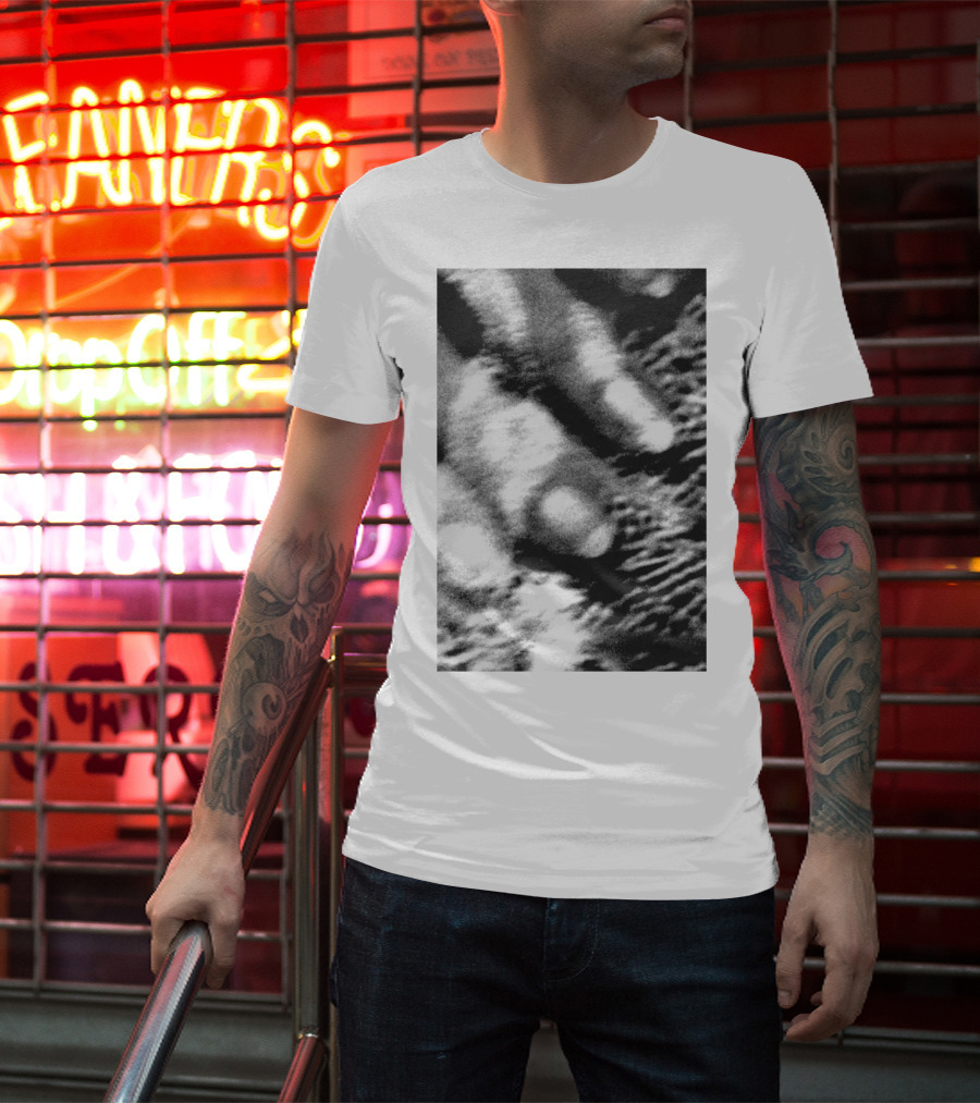 Cocteau Twins 18 Monochrome Abstract Texture T-Shirt