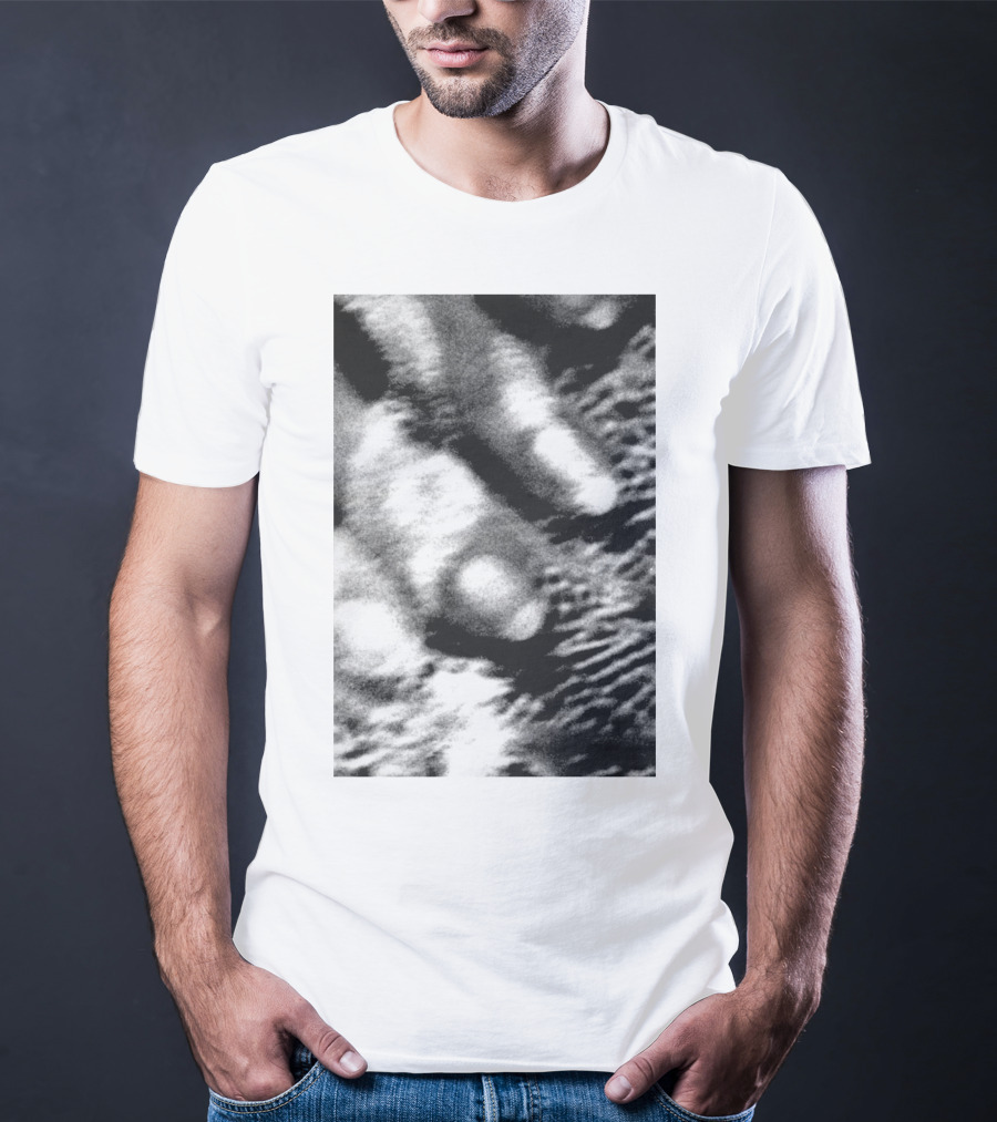 Cocteau Twins 18 Monochrome Abstract Texture T-Shirt