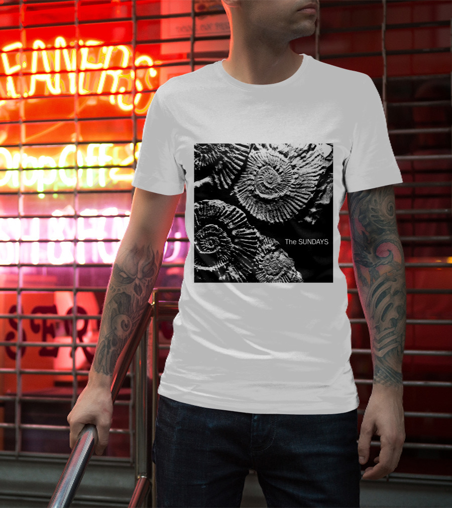 The Sundays Cocteau Twins Ammonite Fossil T-Shirt
