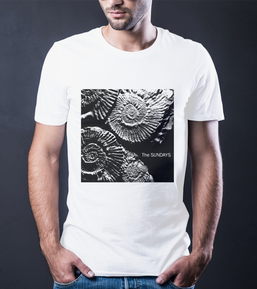 The Sundays Cocteau Twins Ammonite Fossil T-Shirt
