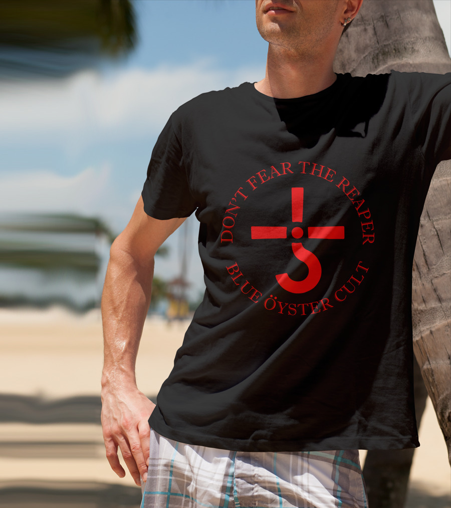 Blue Öyster Cult Don't Fear The Reaper Cross T-Shirt