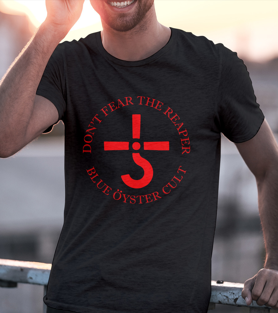 Blue Öyster Cult Don't Fear The Reaper Cross T-Shirt