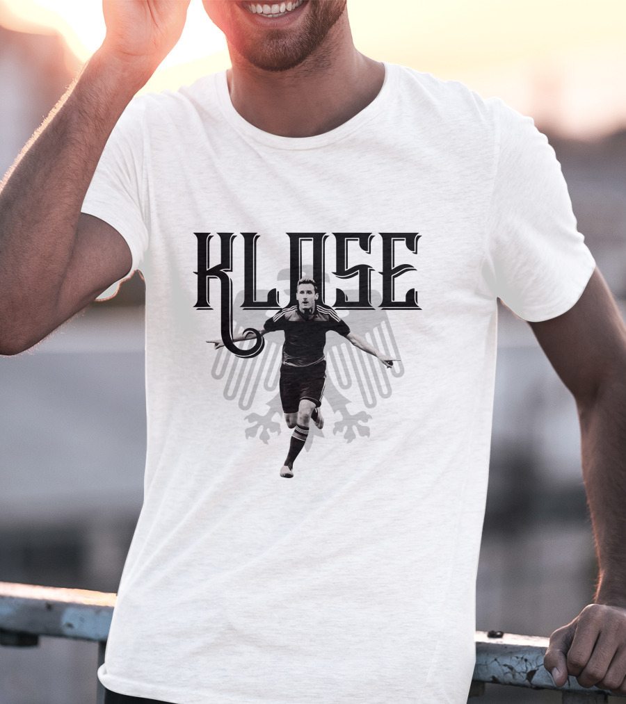 Klose Soccer Celebration Germany Eagle Emblem T-Shirt