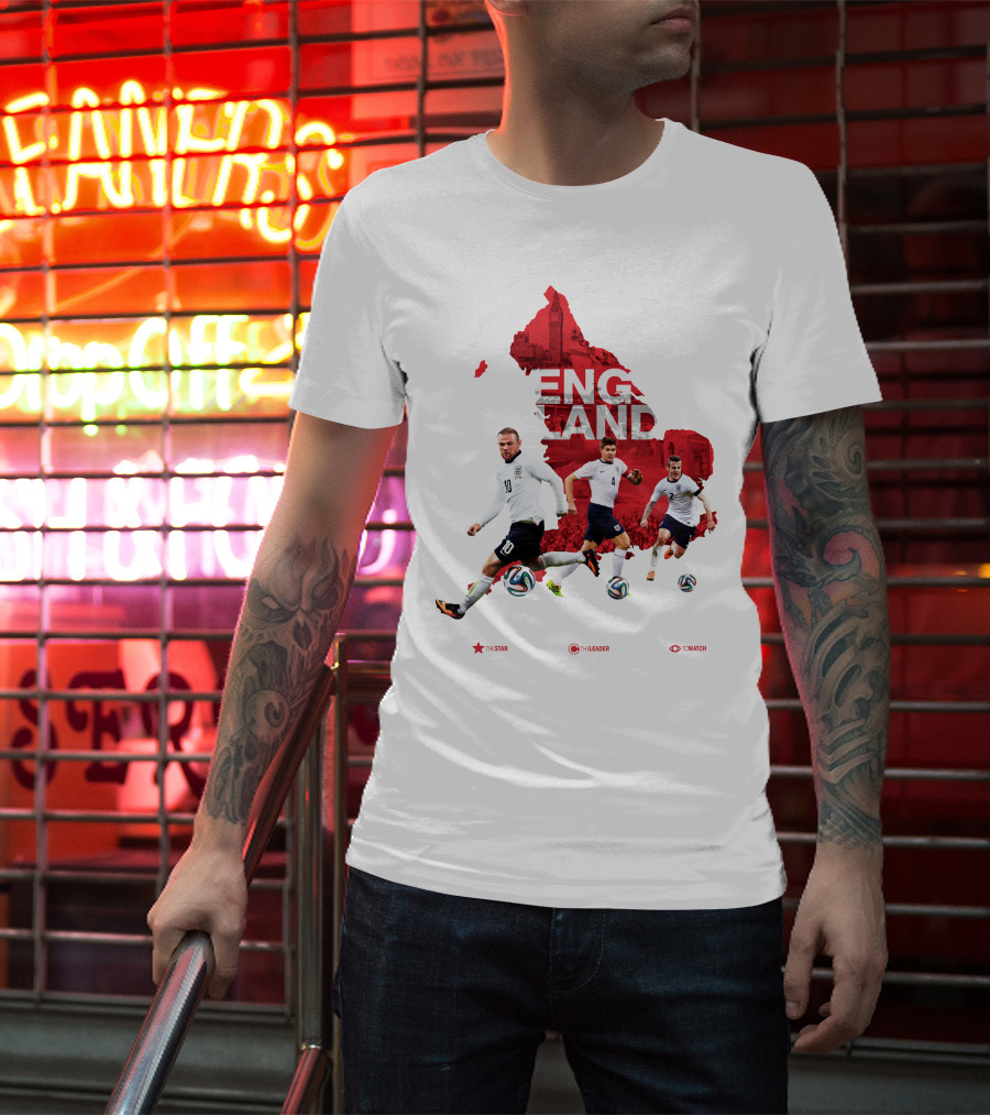 England Soccer Stars The Star The Leader To Watch T-Shirt