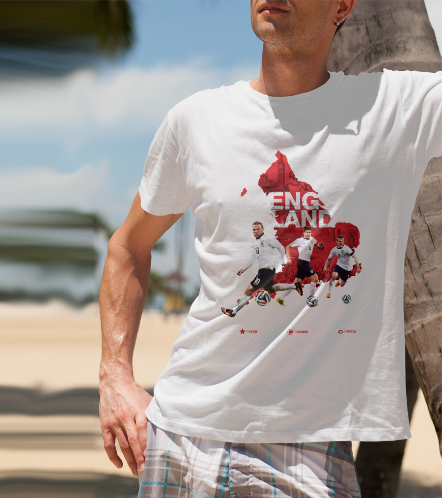 England Soccer Stars The Star The Leader To Watch T-Shirt