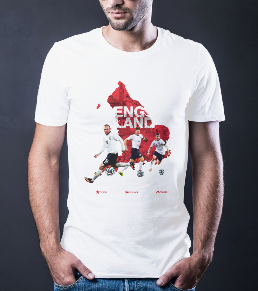 England Soccer Stars The Star The Leader To Watch T-Shirt