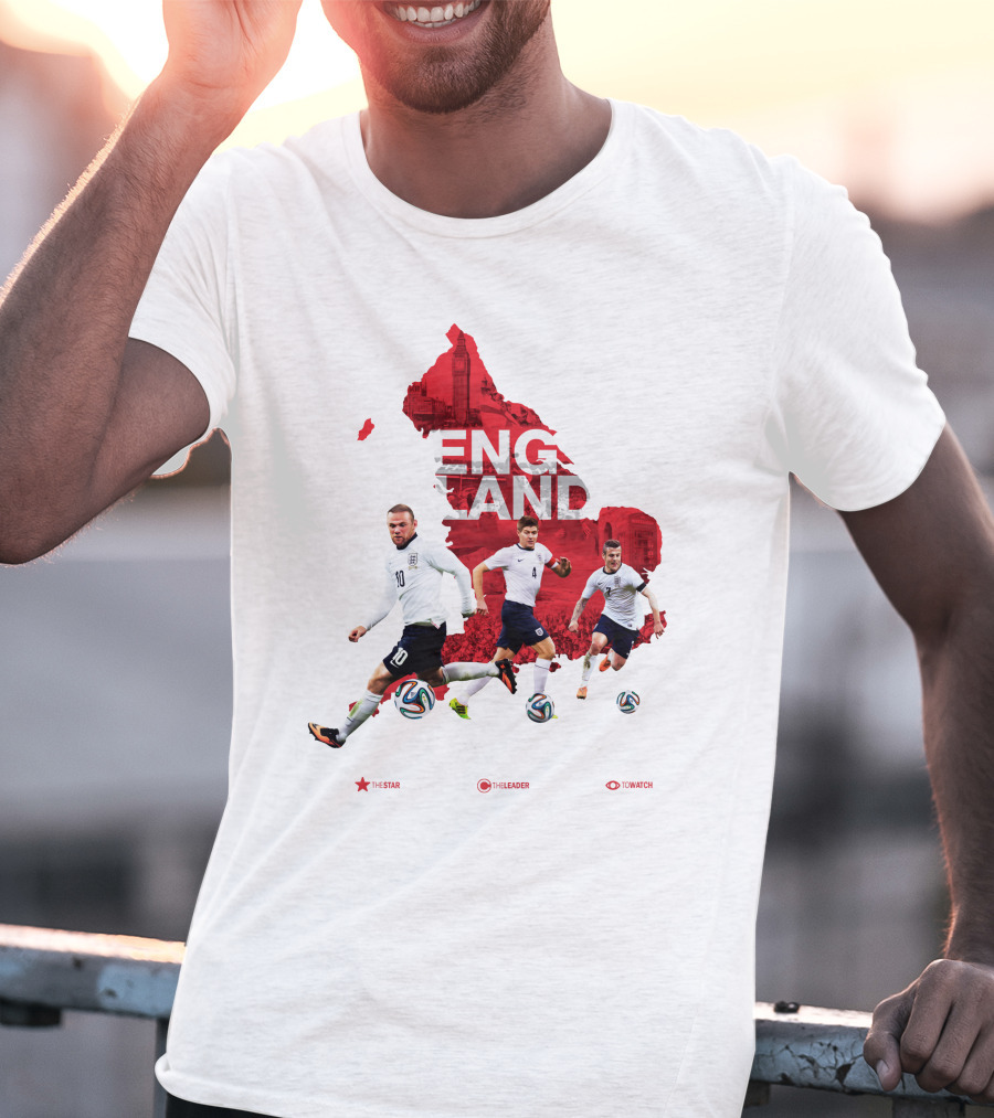 England Soccer Stars The Star The Leader To Watch T-Shirt
