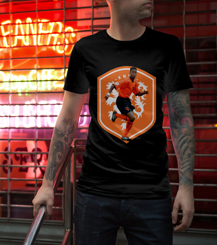 KNVB Oranje Kluivert 9 Football Legend T-Shirt