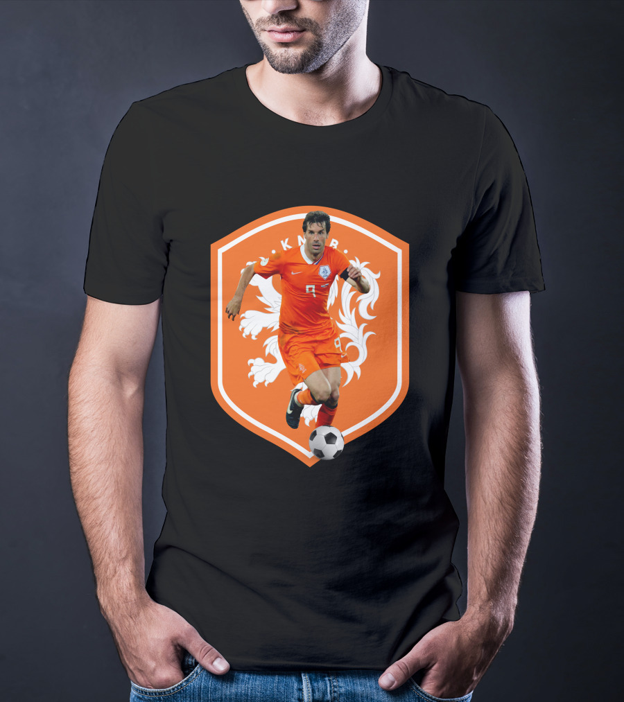 KNVB Ruud Van Nistelrooy Dutch Soccer Legend T-Shirt