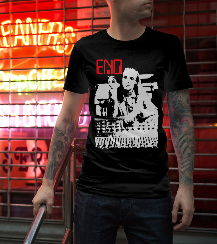 ENO Red Text Minimalist T-Shirt