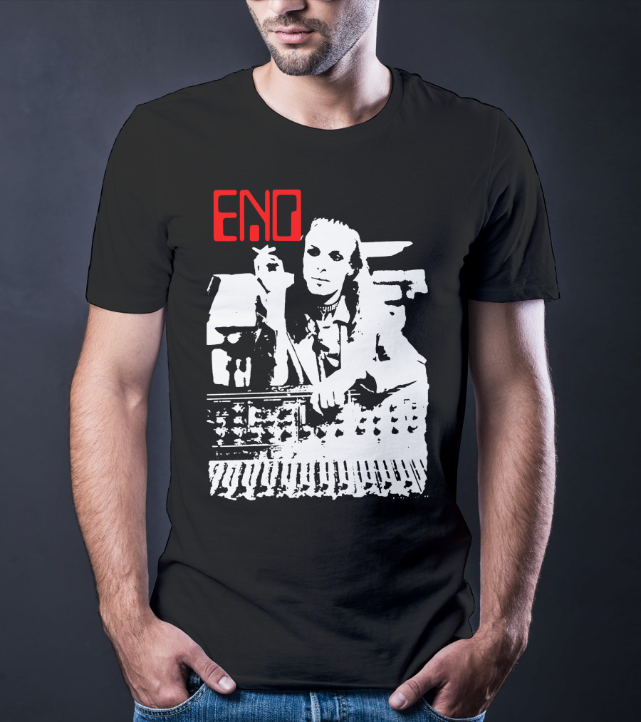 ENO Red Text Minimalist T-Shirt