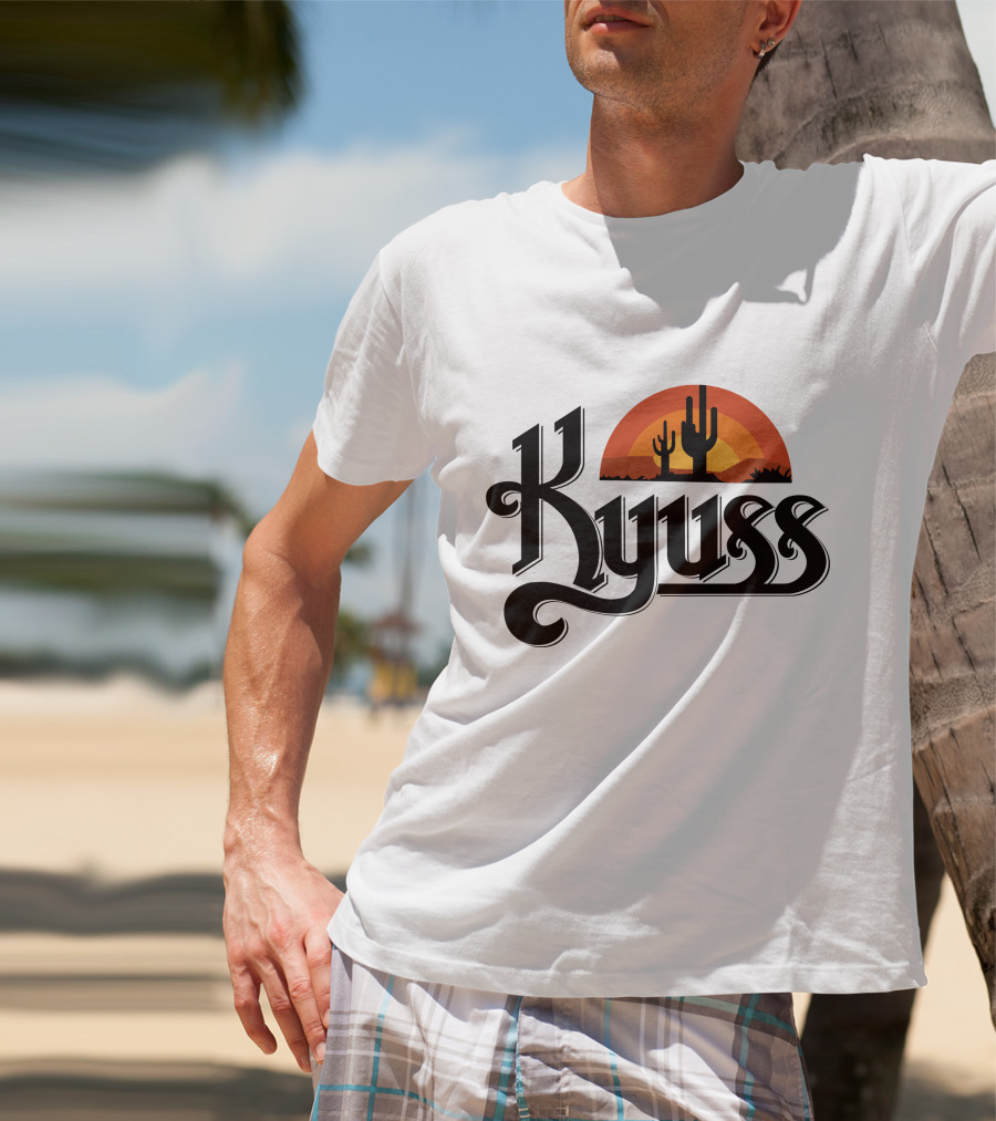 Kyuss Rock Metal Desert Sunset Stoner Hard T-Shirt