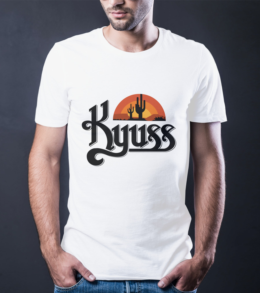 Kyuss Rock Metal Desert Sunset Stoner Hard T-Shirt