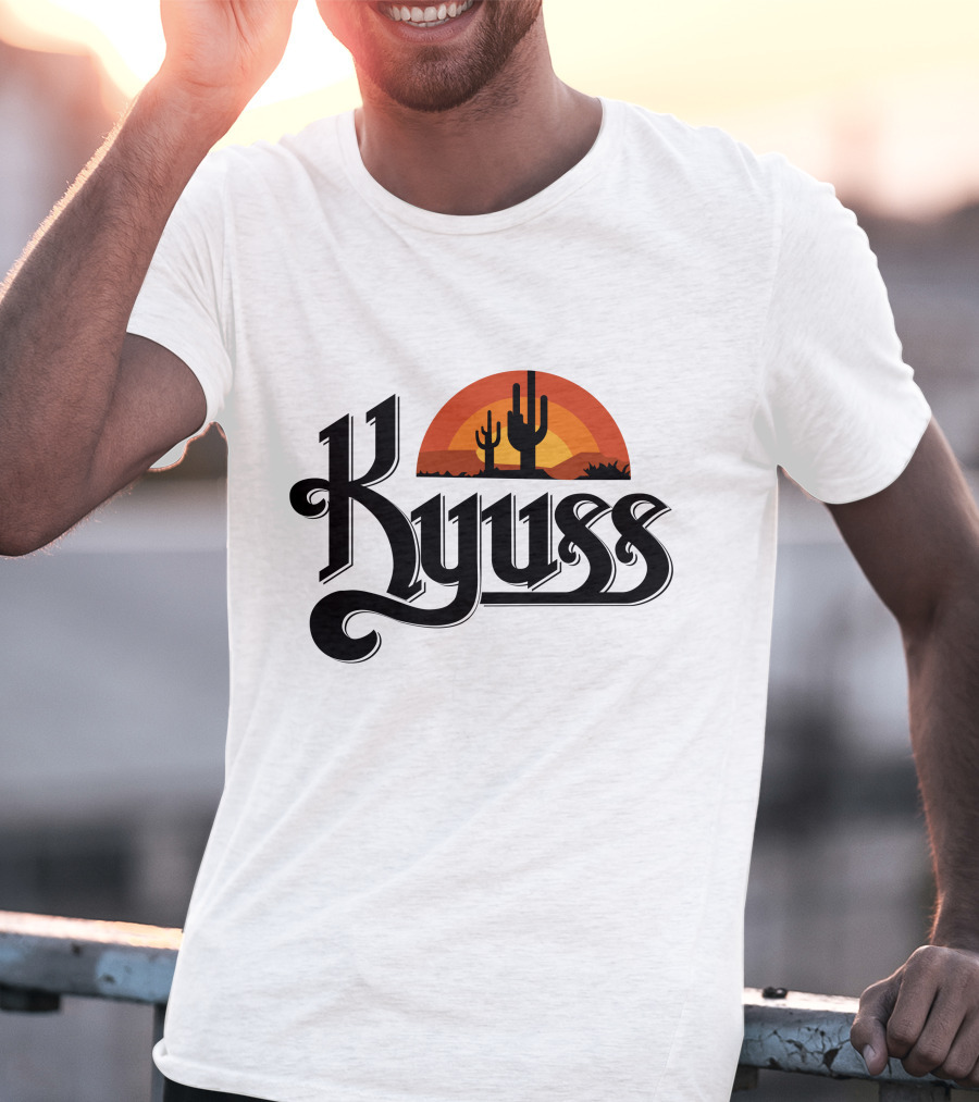 Kyuss Rock Metal Desert Sunset Stoner Hard T-Shirt
