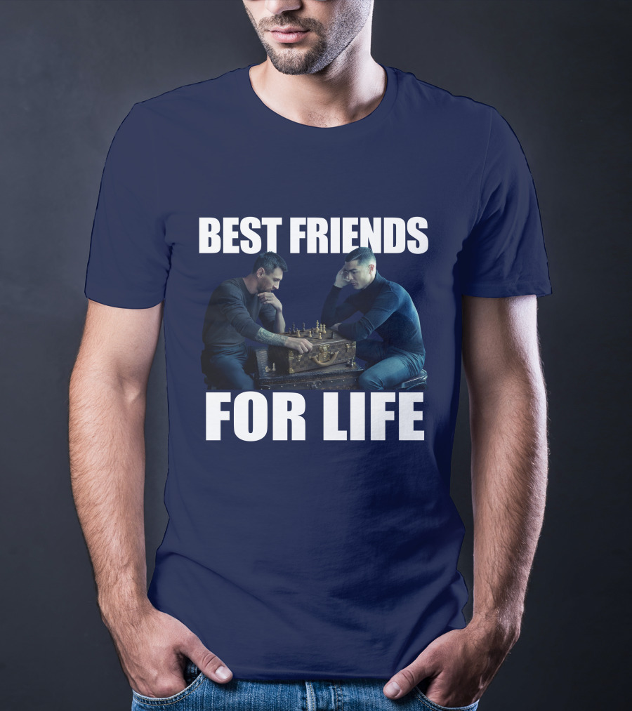 Best Friends For Life Chess Duel T-Shirt