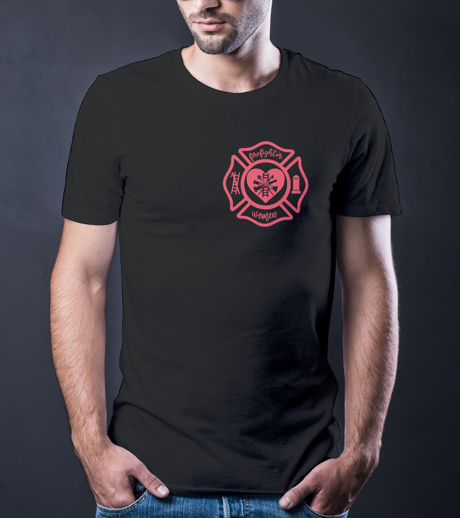 Firefighter Women Maltese Cross T-Shirt
