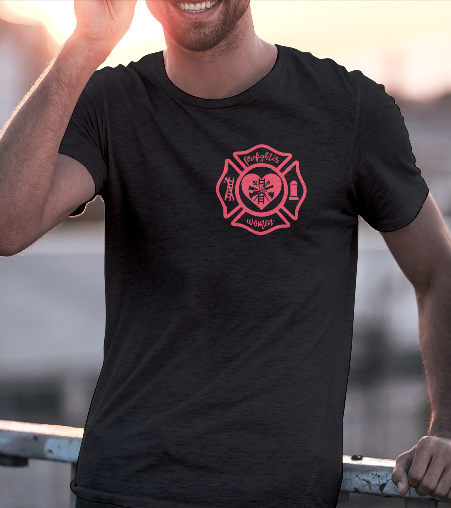 Firefighter Women Maltese Cross T-Shirt