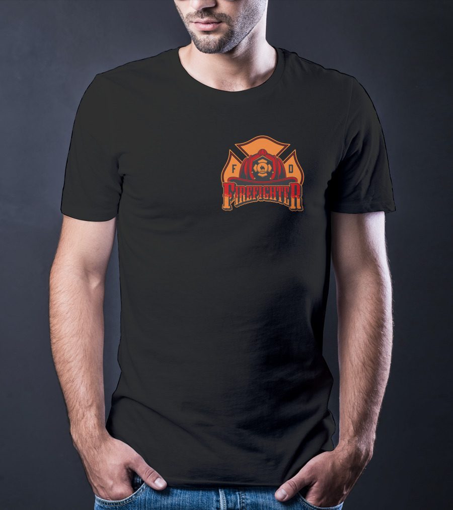 Firefighter F D Emblem I Put The Fire Out T-Shirt
