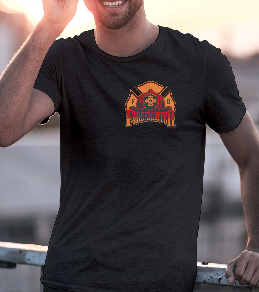 Firefighter F D Emblem I Put The Fire Out T-Shirt