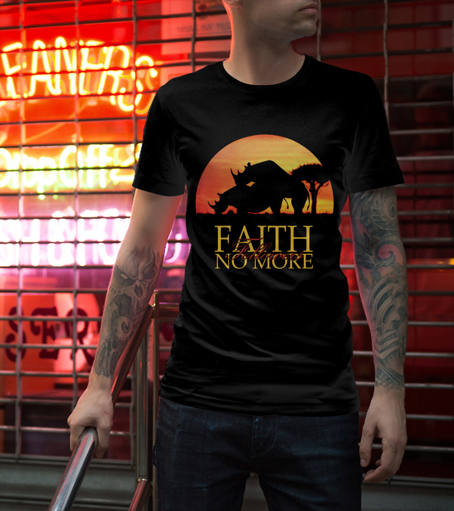 Faith No More Easy Followers Rhino Sunset T-Shirt