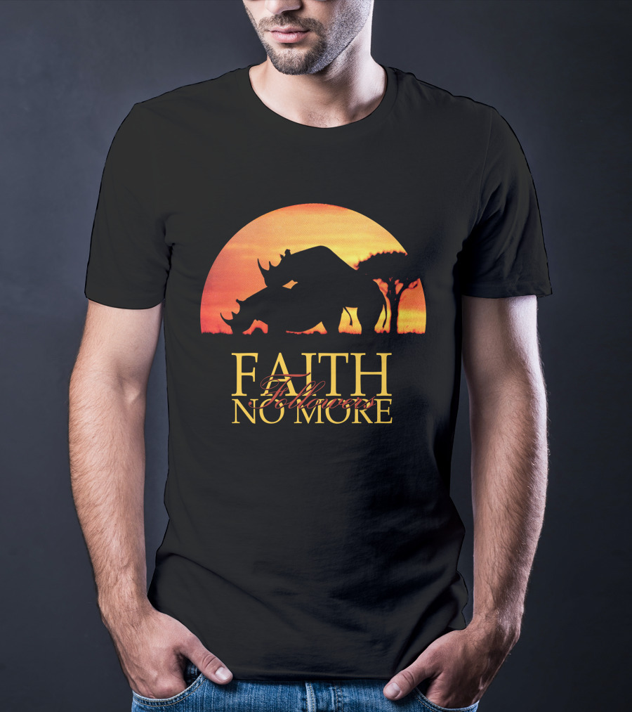 Faith No More Easy Followers Rhino Sunset T-Shirt