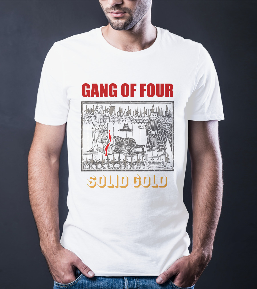 Gang Of Four Solid Gold Medieval Execution T-Shirt