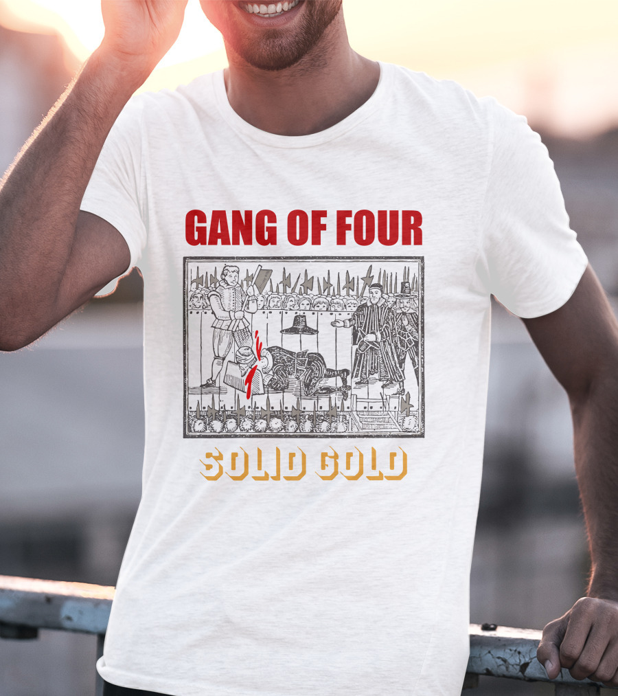 Gang Of Four Solid Gold Medieval Execution T-Shirt