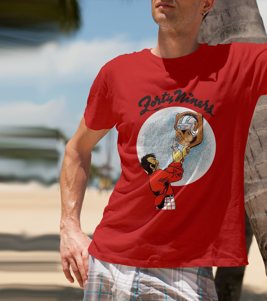 Forty Niner Buffalo Bills Helmet Quirky T-Shirt