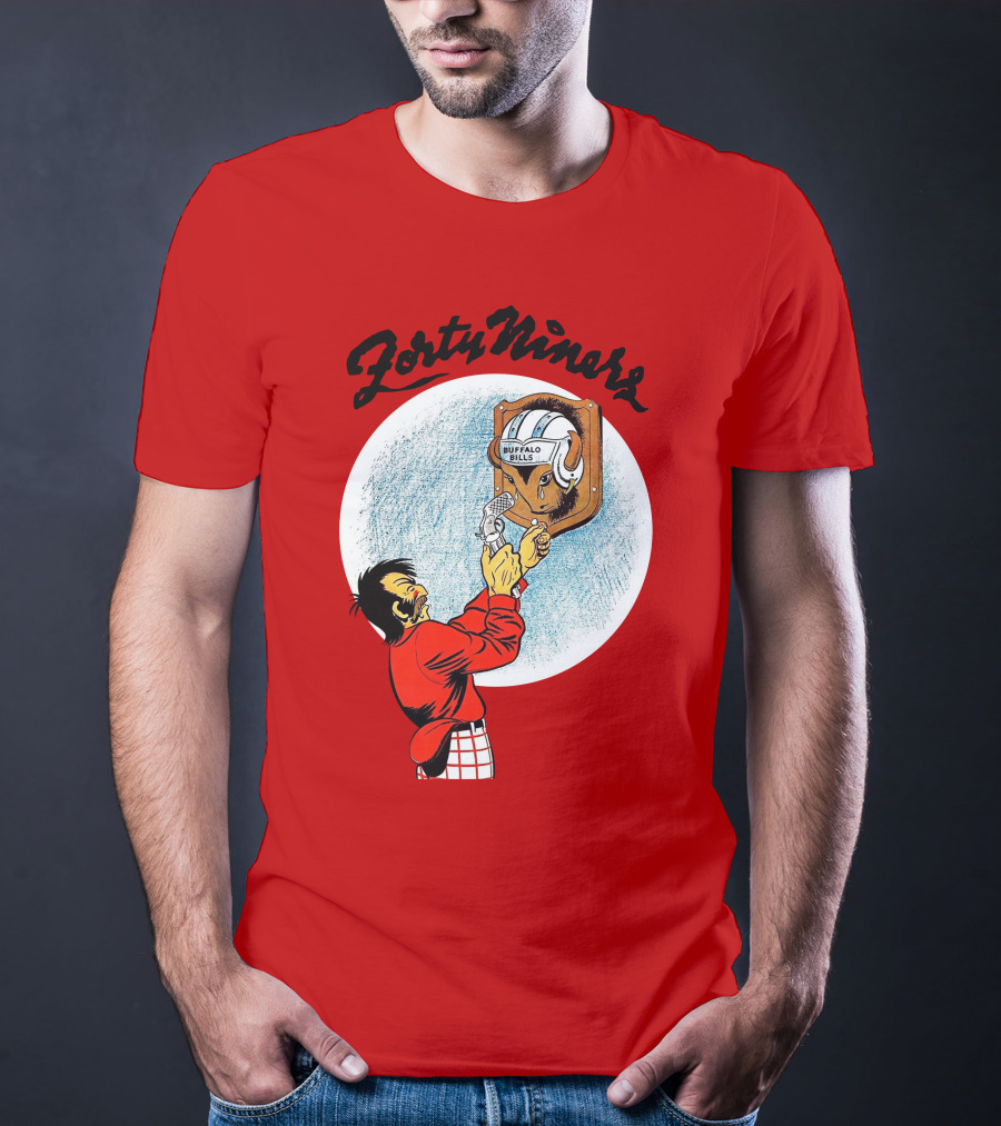 Forty Niner Buffalo Bills Helmet Quirky T-Shirt