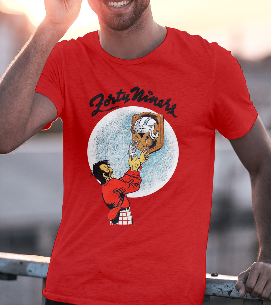 Forty Niner Buffalo Bills Helmet Quirky T-Shirt