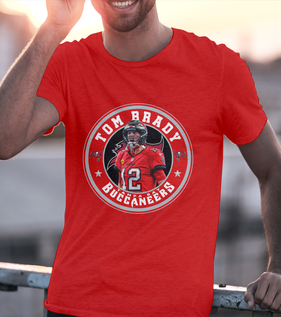Tom Brady Tampa Bay Buccaneers Number 12 Fan T-Shirt