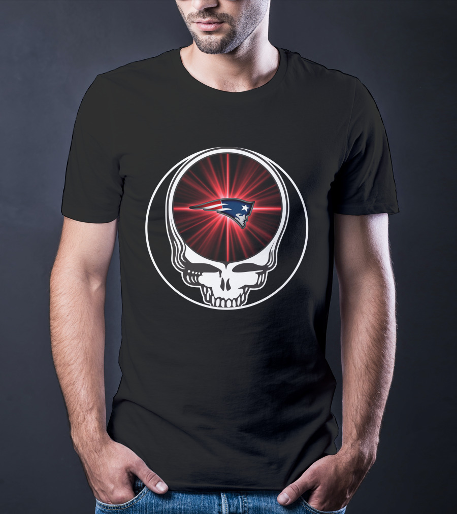 New England Patriots Skull Radiant T-Shirt