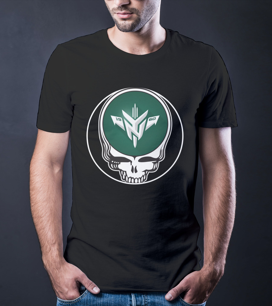New York Jets 1960 Skull T-Shirt