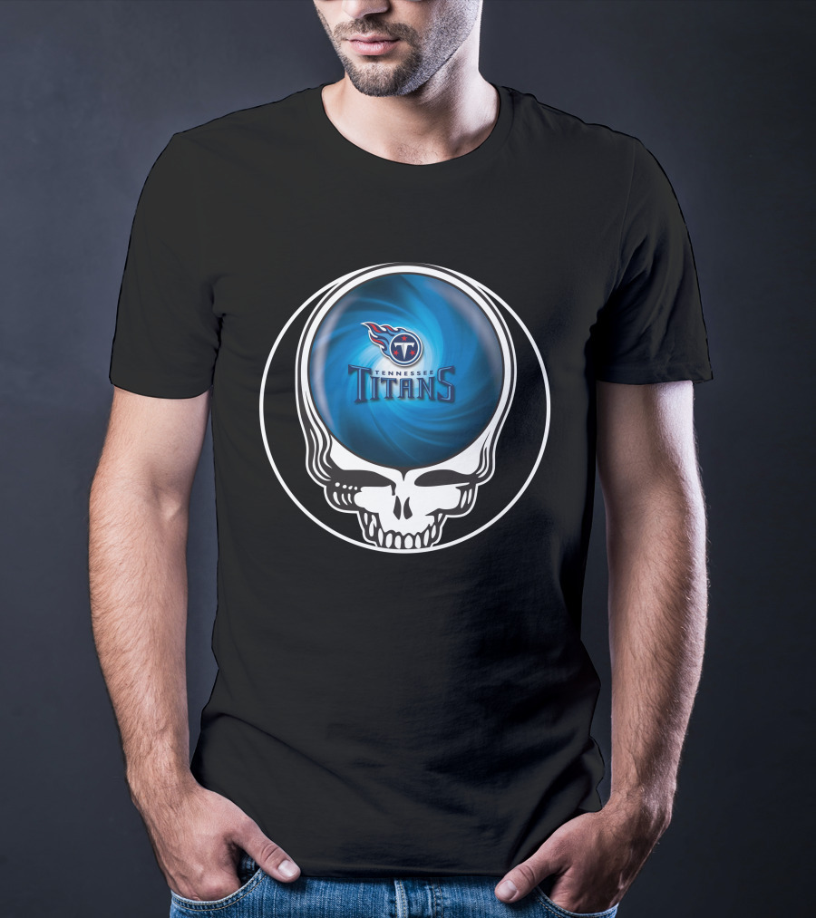 Tennessee Titans Skull Swirl T-Shirt