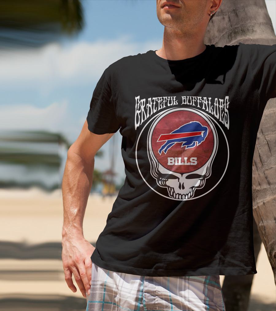 Grateful Buffaloes Bills Skull T-Shirt