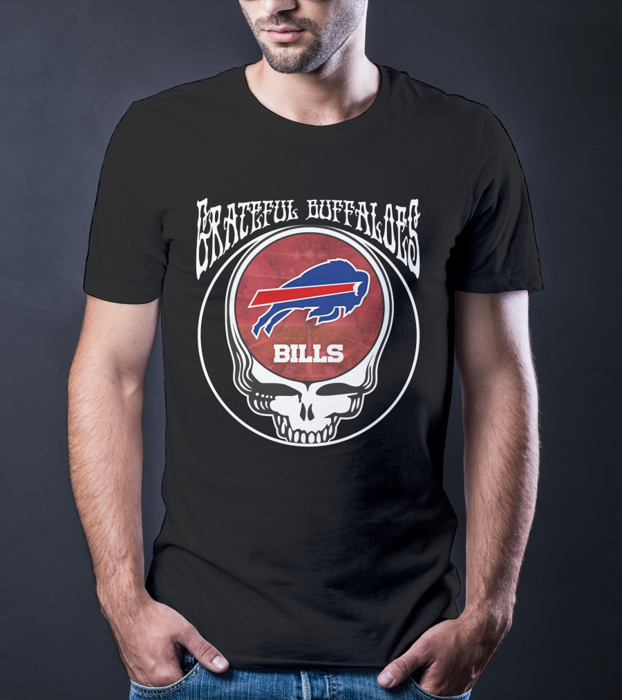 Grateful Buffaloes Bills Skull T-Shirt