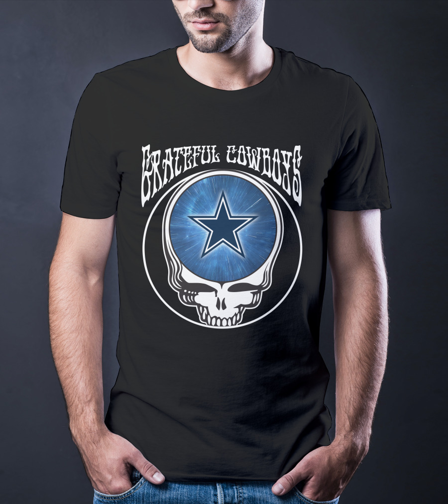 Star Skull Grateful Cowboys Dallas Fusion T-Shirt