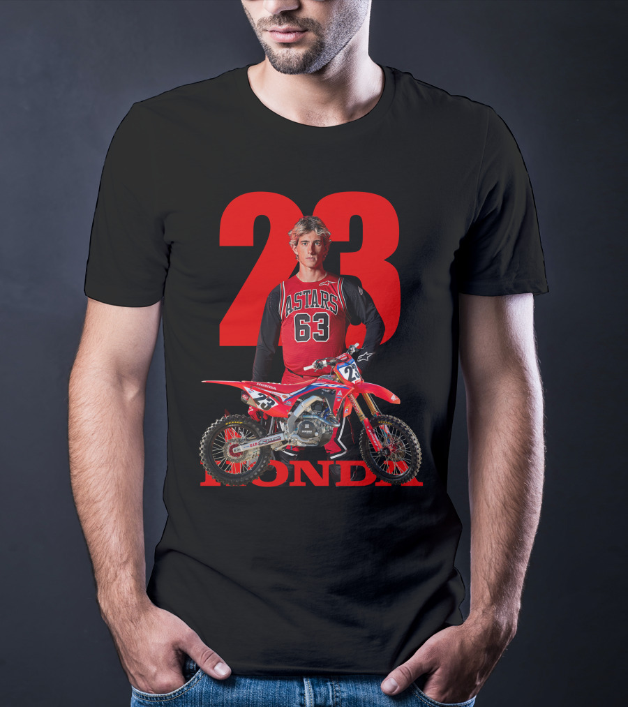 Chase Sexton 23 Honda 63 Alpinestars Racing Motocross T-Shirt