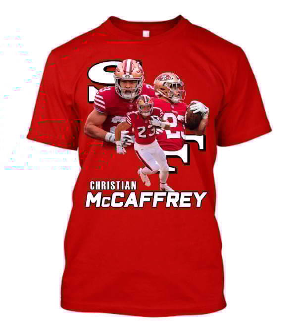Christian McCaffrey 49ers Football Number 23 T-Shirt