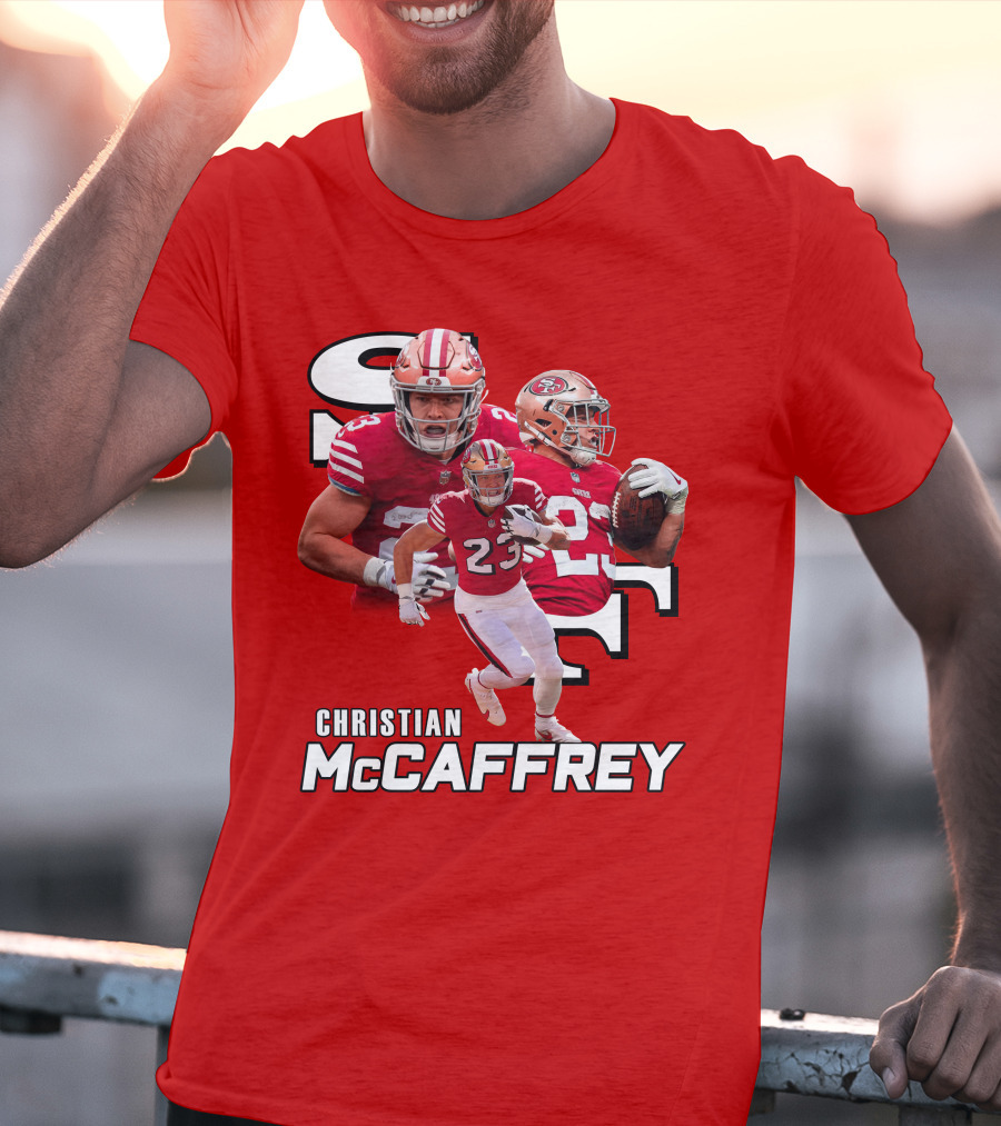 Christian McCaffrey 49ers Football Number 23 T-Shirt