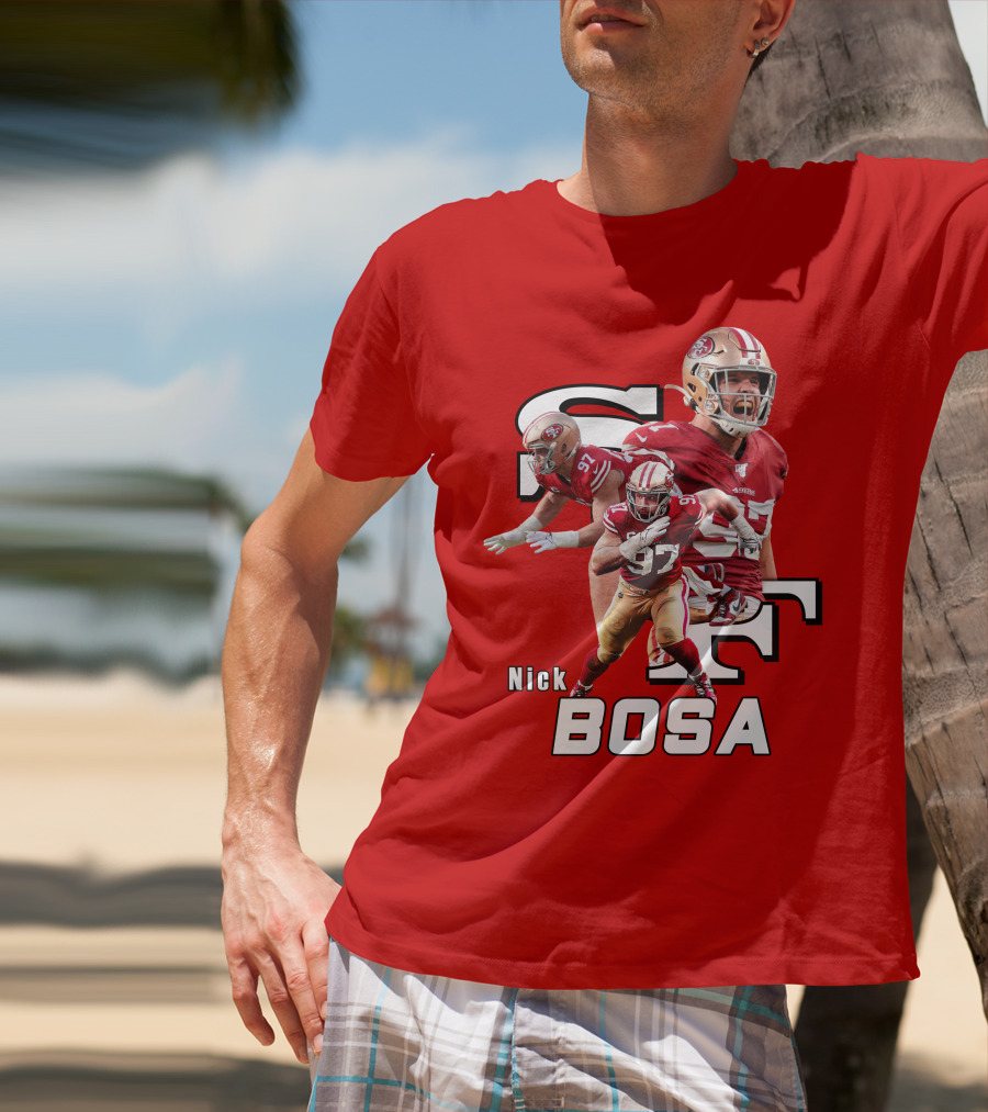 Nick Bosa 49ers Football Player SF T-Shirt