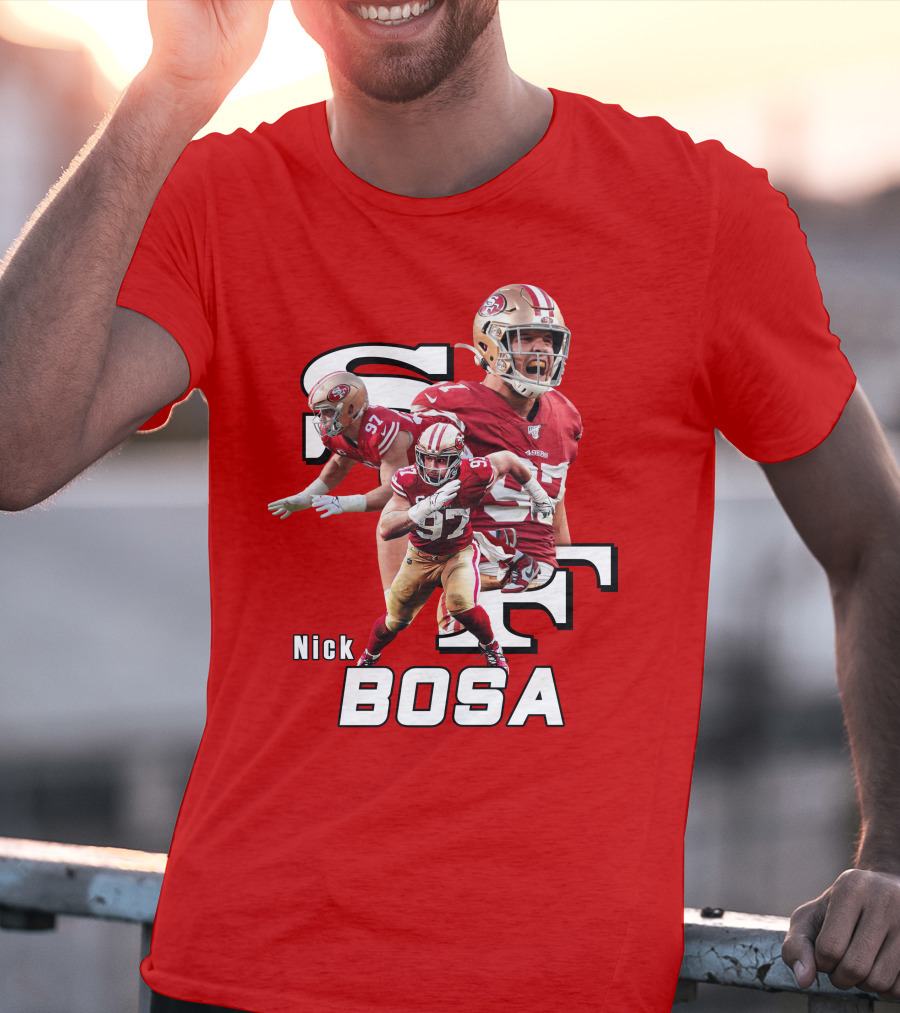 Nick Bosa 49ers Football Player SF T-Shirt