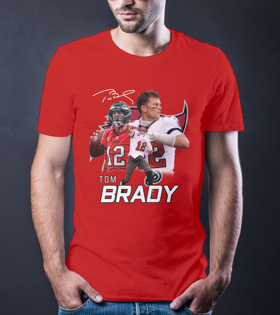 Tom Brady 12 Buccaneers Quarterback T-Shirt