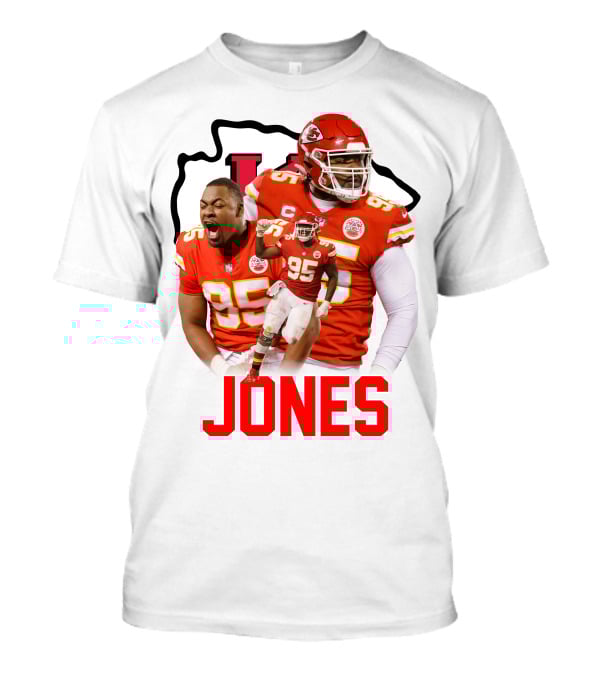 Jones 95 Kansas City Chiefs Football T-Shirt