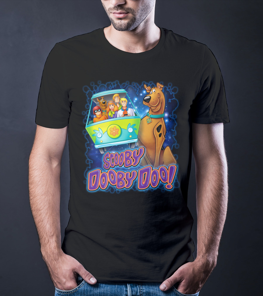 Scooby Dooby Doo Mystery Machine Adventure With The Gang T-Shirt