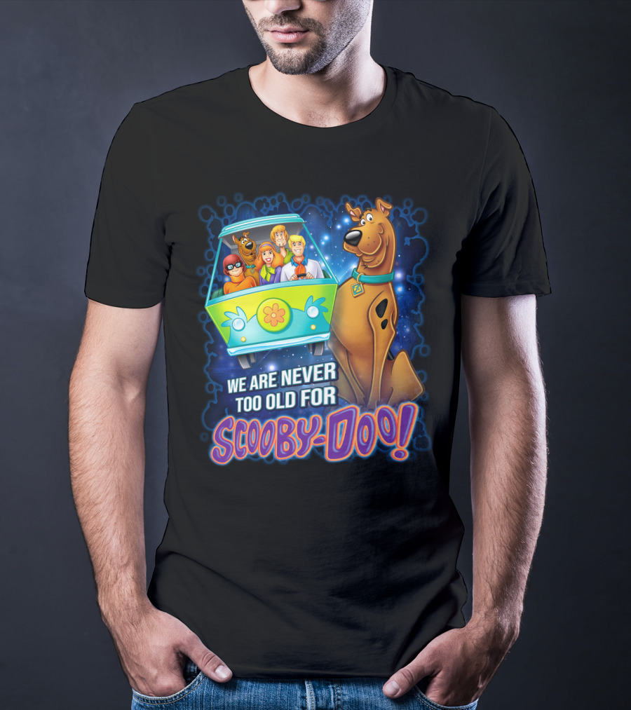 Scooby-Doo Mystery Machine We Are Never Too Old For Adventure T-Shirt